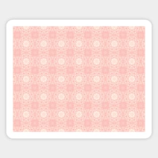 Pale Rose Gold Mandala Pattern Sticker